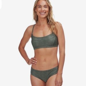 Prana Heather Green Bikini Top